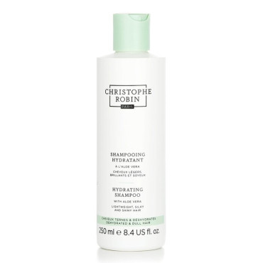 CHRISTOPHE ROBIN Hydrating Shampoo with Aloe Vera lightweight silky and shiny hair 蘆薈保濕洗髮露 250ml